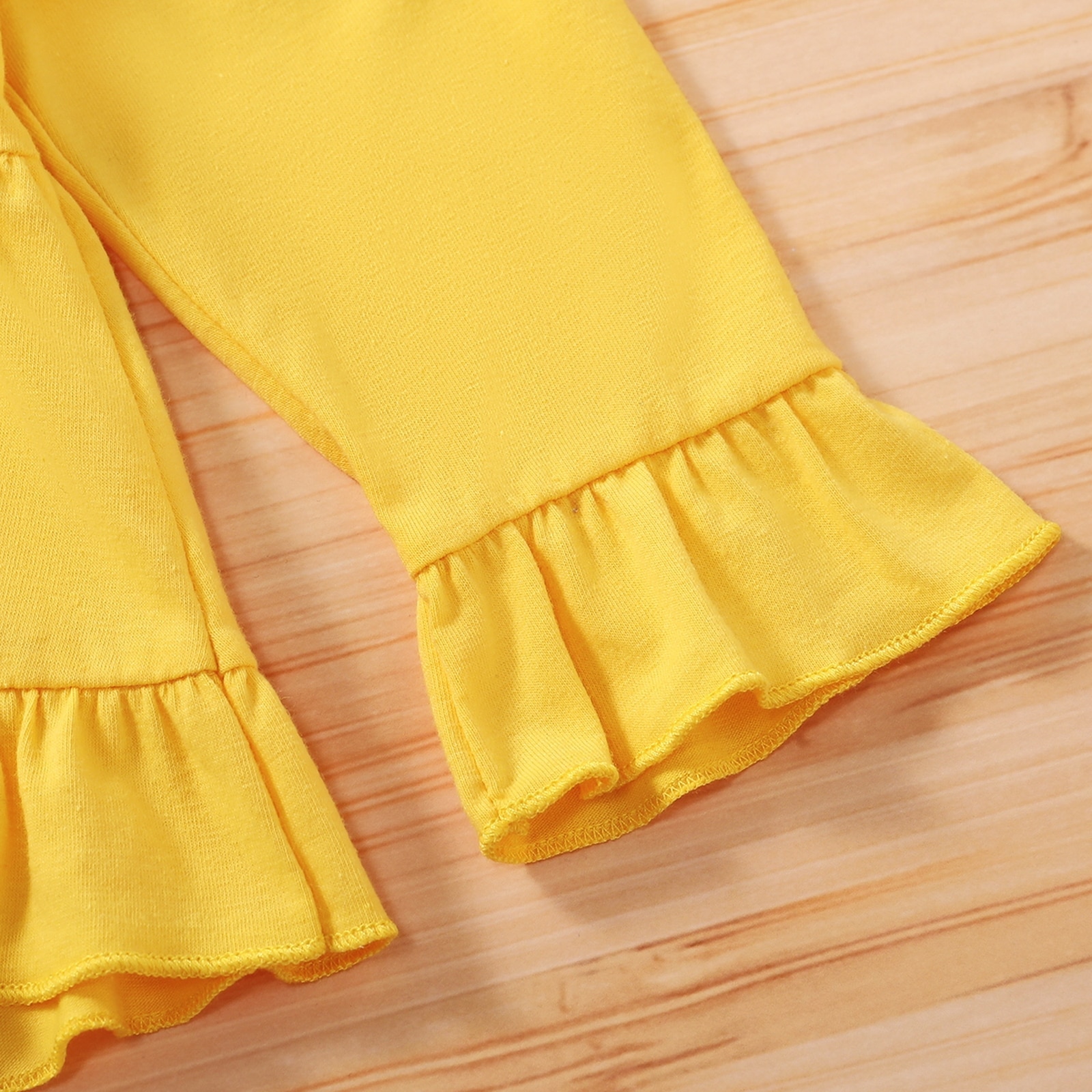 CYSINCOS Spring Children Sets Casual Long Sleeve Print Floral Dresses Denim Pants with Holes Casual 2Pcs Girls Clothes Sets