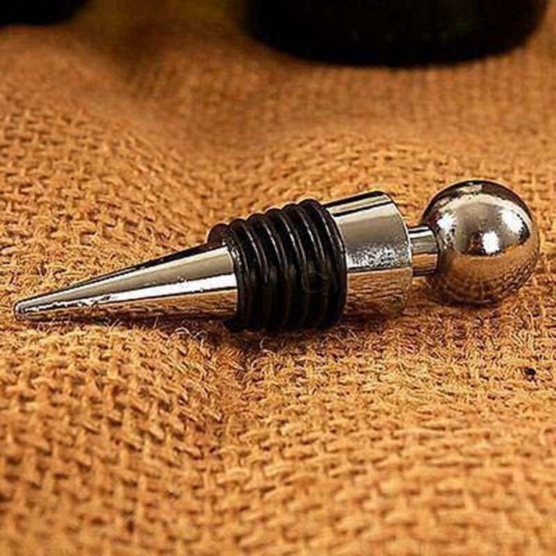 Bottle Stopper Wine Cork Vacuum Reusable Plug Stainless Steel Sealer Sealed Caps