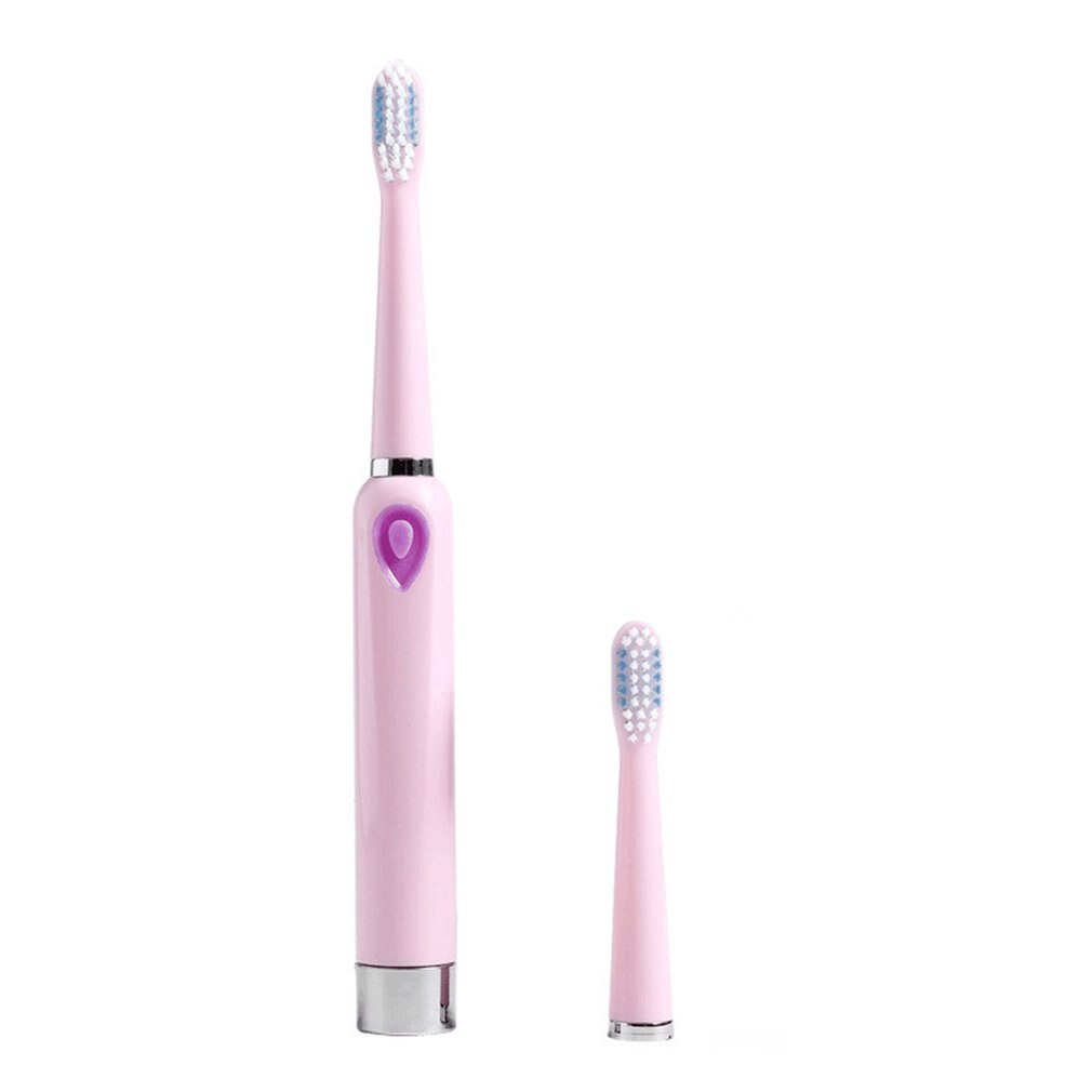 Electric Toothbrush Adult Household Intelligent Ultrasonic Waterproof Soft Fur Toothbrush Waterproof: Pink Type2