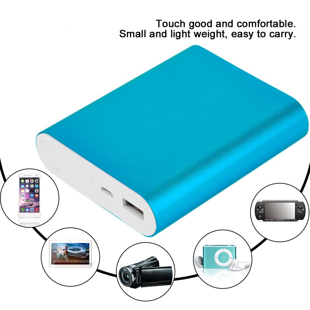 10400mAh Power Bank case 4*18650 Battery Box Case Kit USB External Backup Battery Charger Powerbank For All Cell Phones