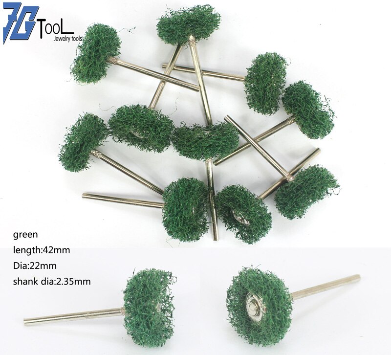 100pcs/144pcs Abrasive Brushes Dremel Accessories Polishing Wheel Set Suit for Dremel Rotary Tools T Shape 22*2.35mm