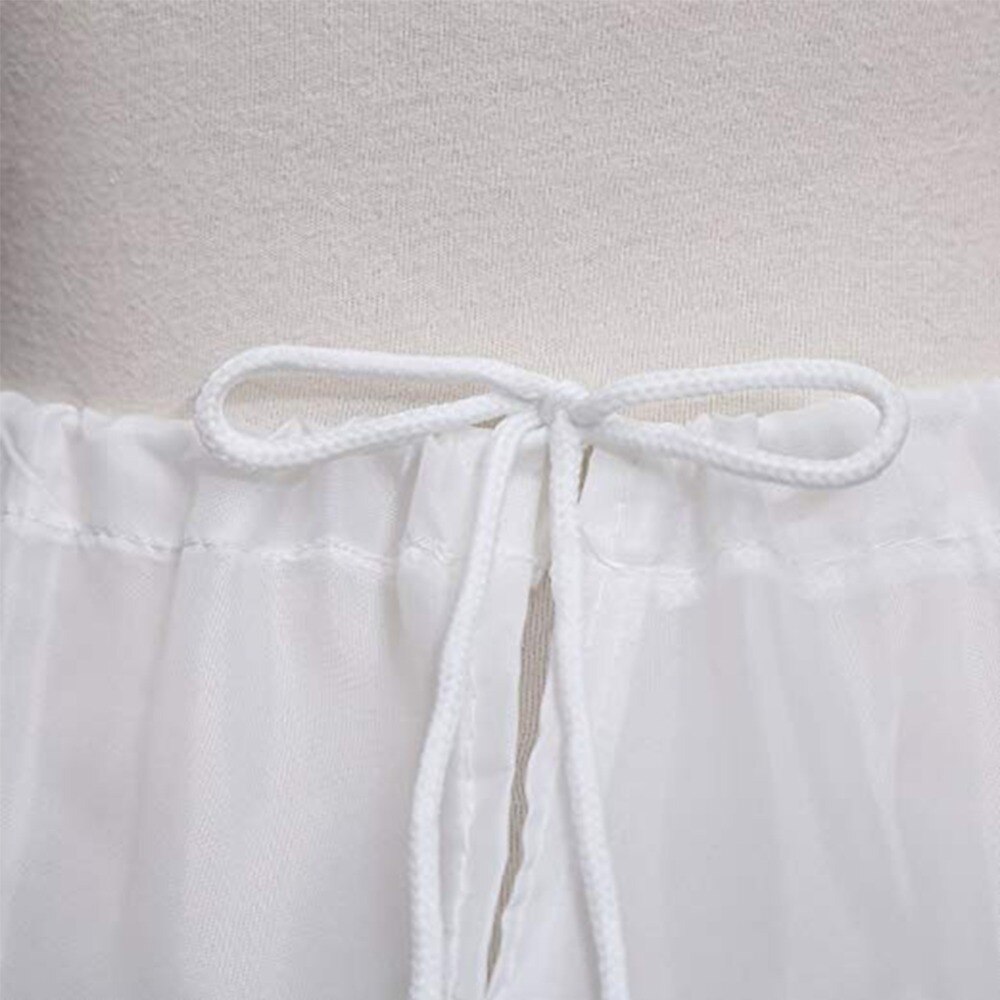 White Children Petticoat A-line 3 Hoops Kids Crinoline Bridal Underskirt Wedding Accessories For Flower Girl Dress