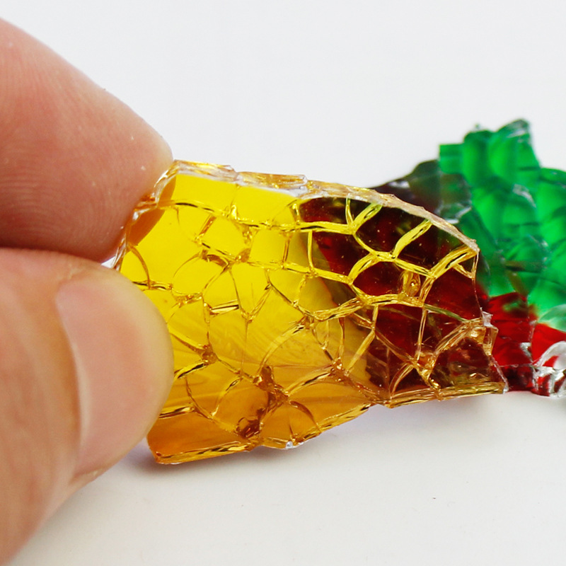 600g/21.16oz fragmentos de vidro translúcido mosaico telhas mulit cor espelho quebrado peças de vidro telha diy artesanato crack material