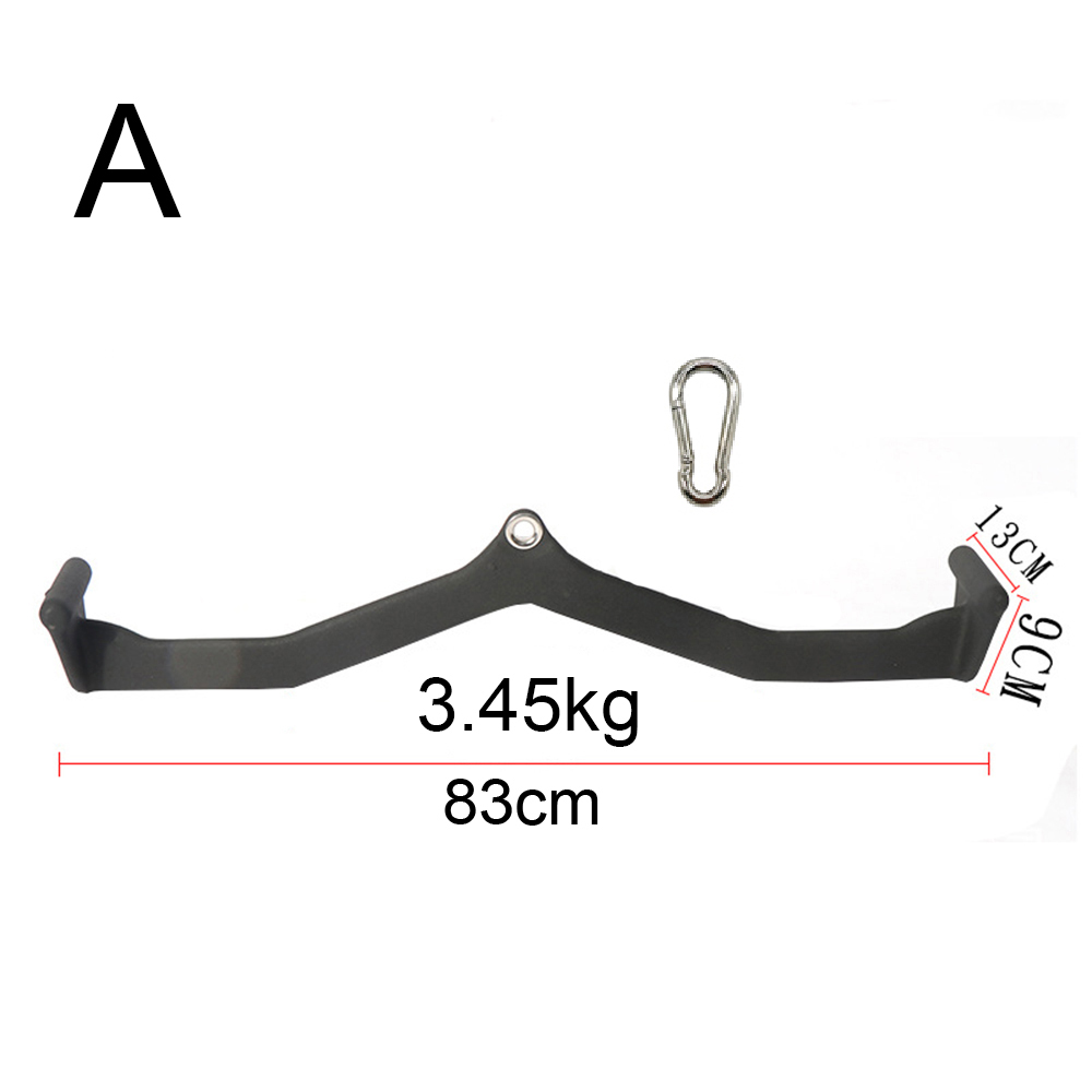 Home Gym Fitness Rudern V-Bar Riemenscheibe Kabel Maschinenaufsätze Bizeps Trizeps Rücken Blaster Griff Pull Down Handgriffe: Beige