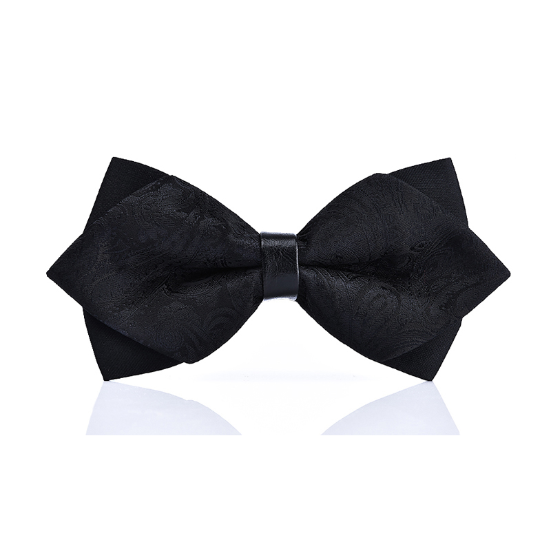 Accessoires pour hommes noir et rouge | Nouvelle avec nœud papillon, costume d'affaires formel, cérémonie de mariage: P31