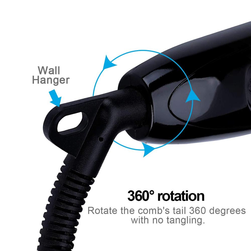 Hair & Beard Straightener Brush Electric Straightener Brush Fast Heating Brush Ionic Hair Straightening Comb