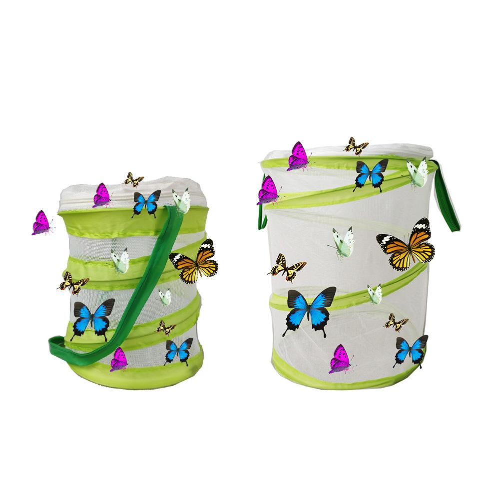 Insect En Vlinder Habitat Vlinder Kooi Insect Fokken Mesh Net Outdoor Tuin Insect Voeden Observatie Doos