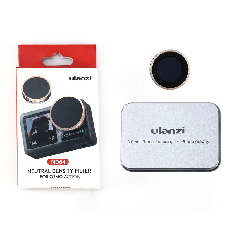 Ulanzi Cpl Nd Filter Voor Dji Osmo Action ND8 ND16 ND32 ND64 Optische Glas Actie Camera Lens Filter Voor Osmo action