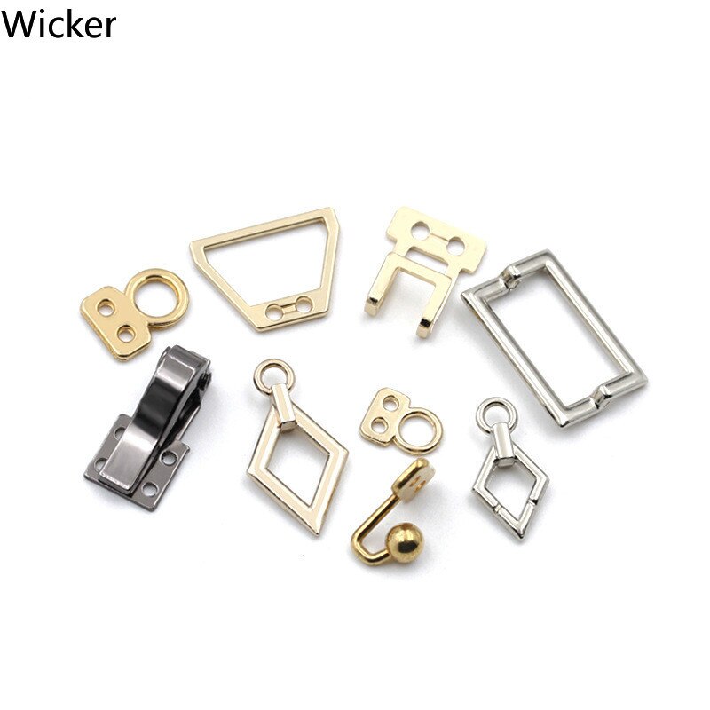 5 Pcs Metal Gecombineerd Gecombineerd Gesp Voor Bontjas Windjack Clip Sluiting Gespen Voor Handtas Vest Clip Gesp Voor Naaien