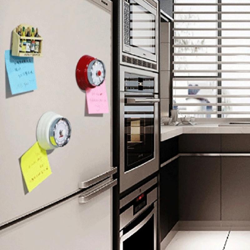 Magnet Timer Kitchen Timer For Cooking Bodybuilding Study Stopwatch Alarm Clock Magnetic Mechanical Cooking Countdown Time