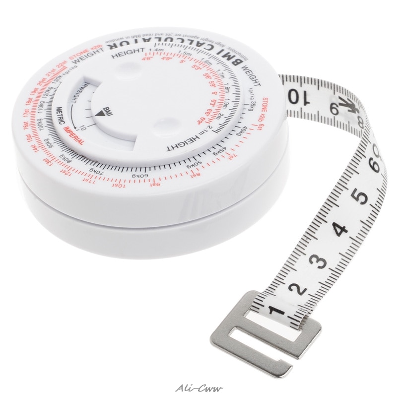Bmi Body Mass Index Intrekbare Tape 150 Cm Maatregel Rekenmachine Dieet Gewichtsverlies Tape Maatregelen Gereedschap