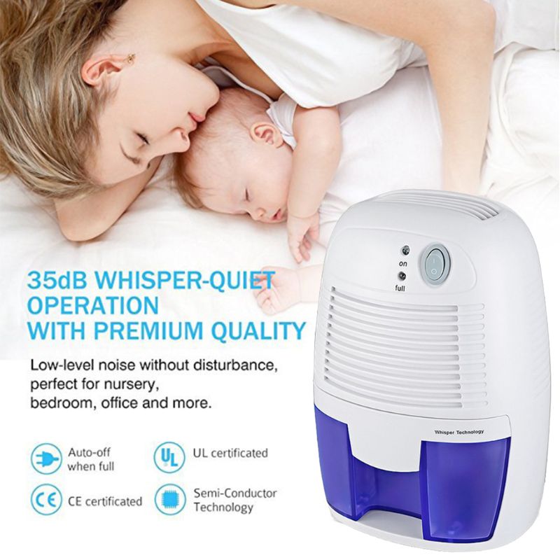 Elektrische Mini Ontvochtiger Lucht Droger Vochtvanger, 20 Vierkante Meter (2200 Sq Ft) voor Hoge Vochtigheid In Kelder, Thuis