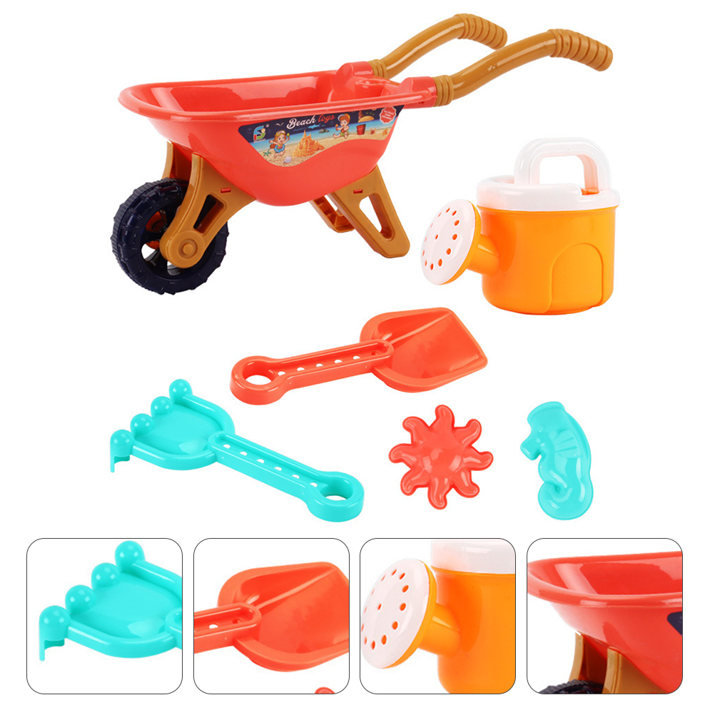 1 Set Delicate Practical Convenient Lovely Beach Set Kid Sand Toys for Kids: Orange