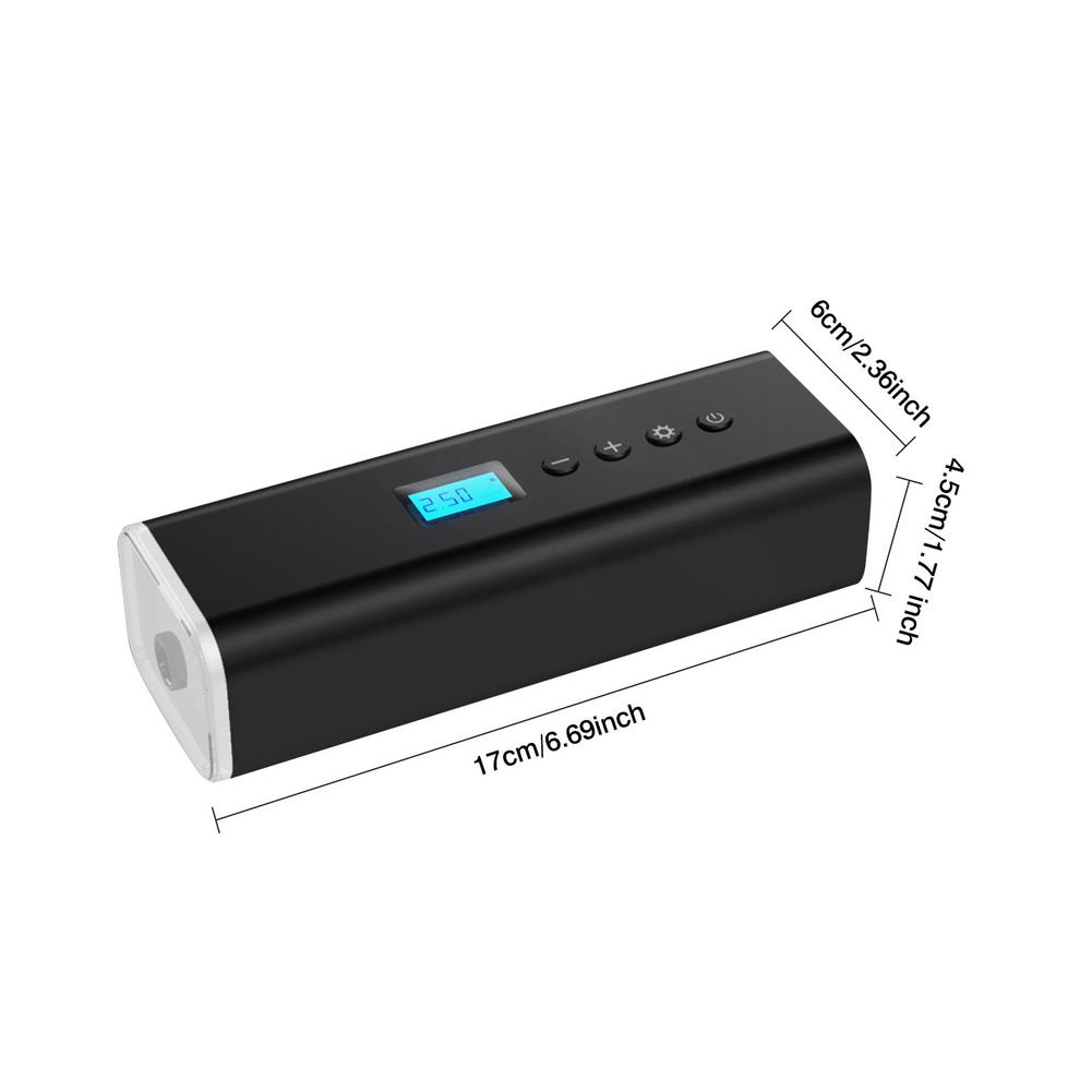 12.4V 150PSI Cordless Portable Tire Air Compressor Car 19.5W Air Pump Automatic Inflation Inflator With LCD Digital Display