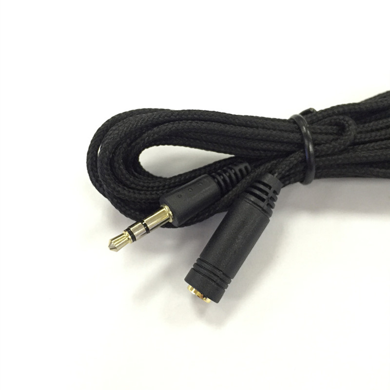 5 m/3 m/hoofdtelefoon Verlengkabel 3.5mm Jack Man-vrouw 3.5mm AUX Kabel Audio Stereo Extender Cord Oortelefoon Luidspreker Telefoon