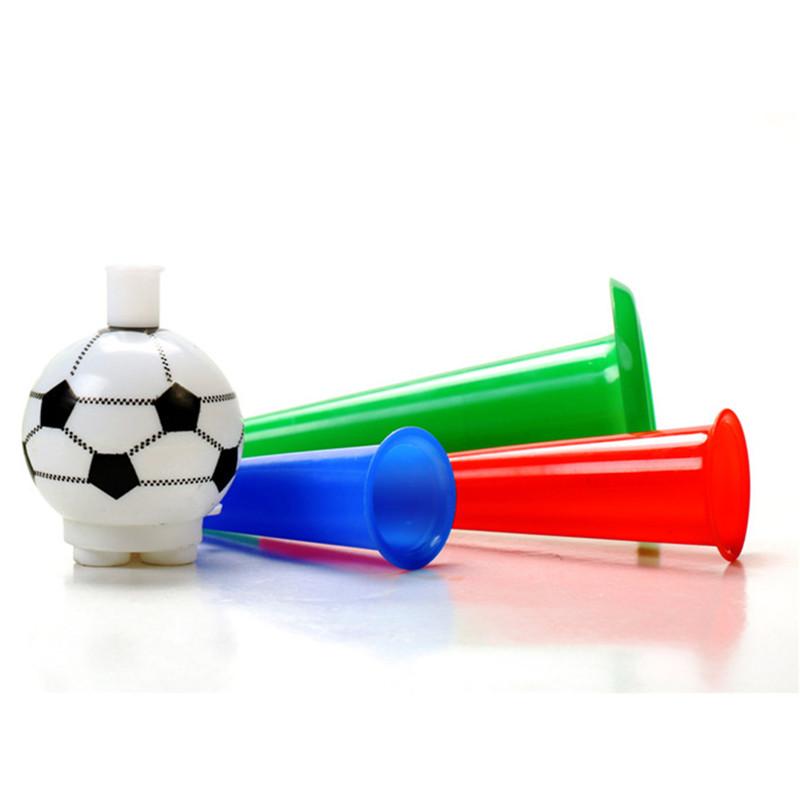 1Pcs Kleurrijke Drie Buizen Juichen Hoge Stem Hoorns Voetbal Hoorn Party Carnaval Sport Games Noice Makers