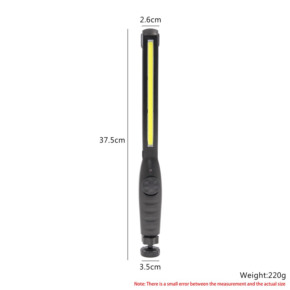 ANYIGE 800 Lumens Stepless Dimming COB LED Portable Work Lights USB Rechargeable Slim and Folding Lantern with Magnet Night Lamp