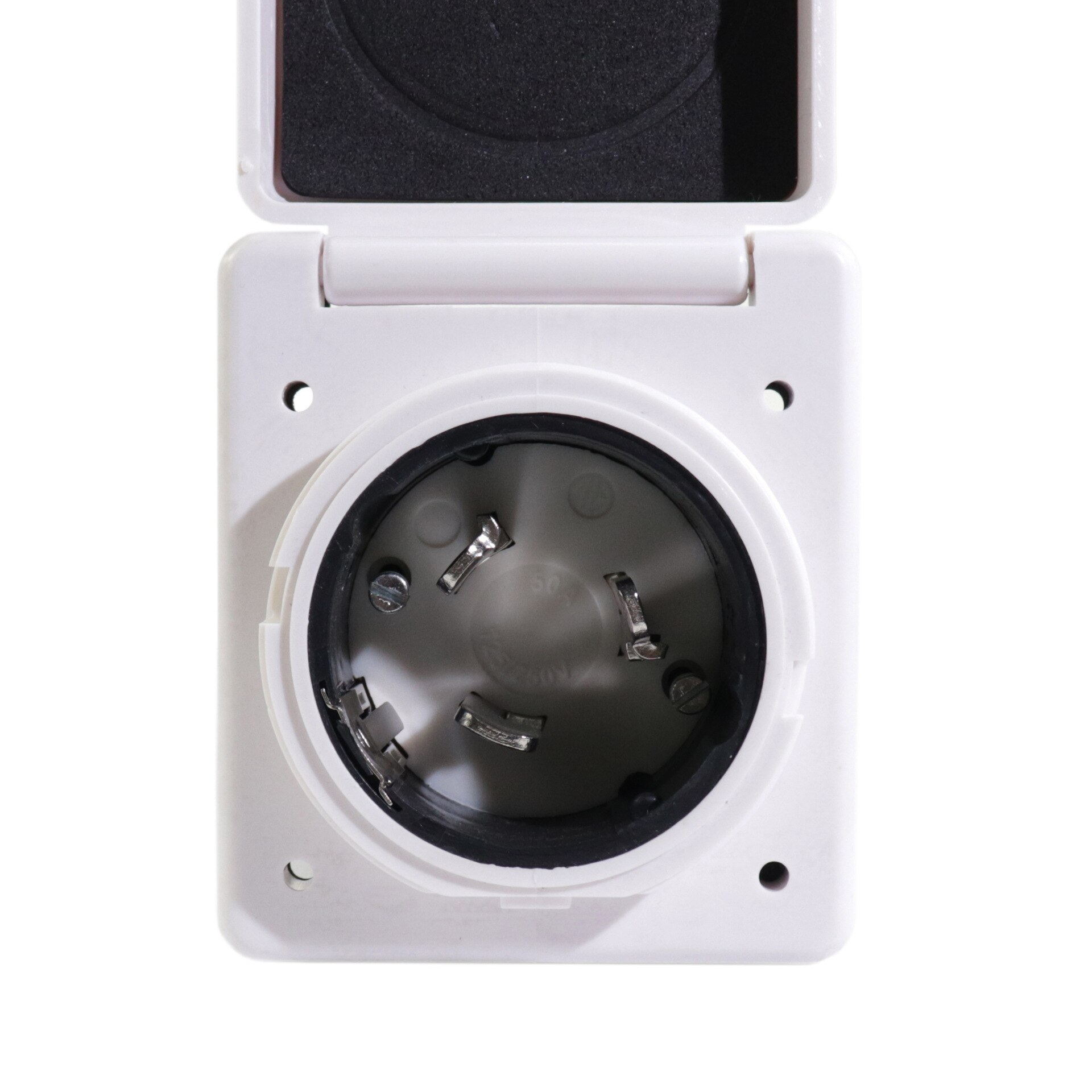 RV inlet RV charging plug with waterproof cover 125V American RV 50A electric power plug