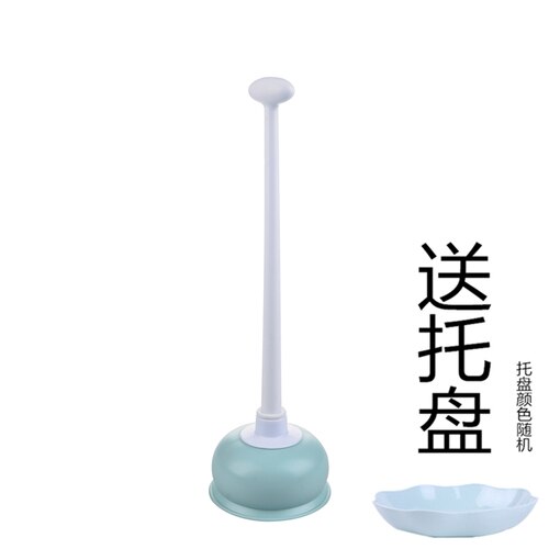 Ventouse en caoutchouc ventouse Drain Buster pompe de toilette outil de nettoyage ventouse toilette débloquer Wc Verstopft maison articles DE50MTX: sky blue