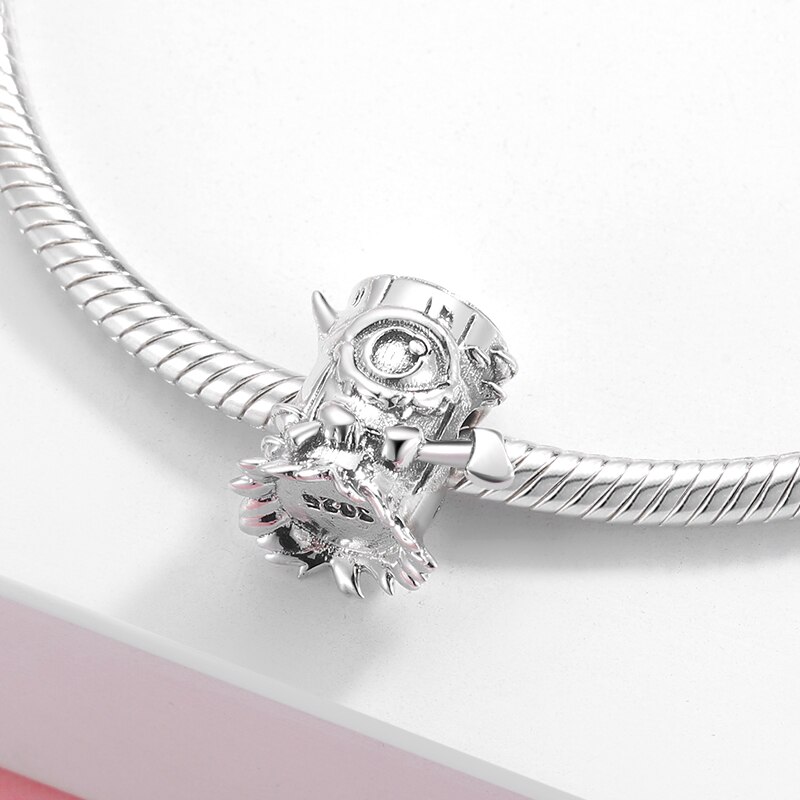 Tree stump Forest Elf series 925 Sterling Silver Metal Beads Charm fit jiuhao Charms Bracelet Women Jewelry Making