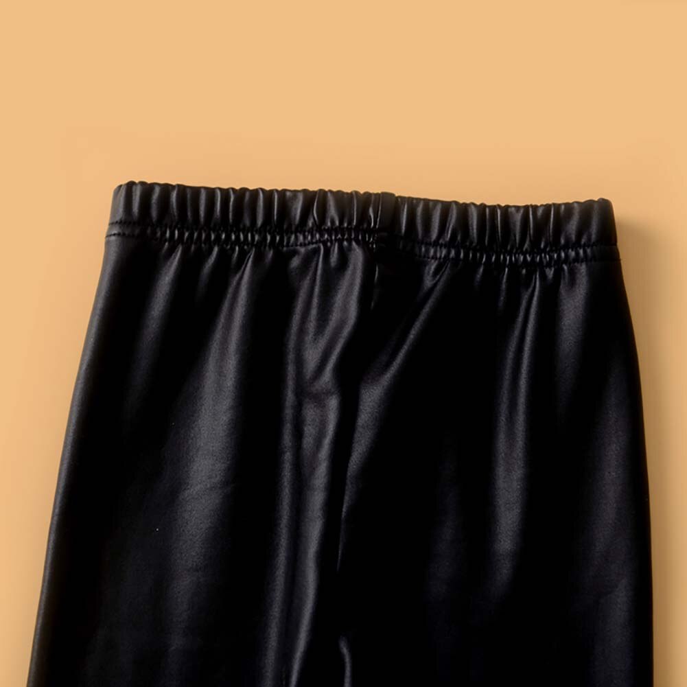 Baby Mädchen Gamaschen freundlicher Feste Gamaschen Bleistift Hosen freundlicher Warme Hosen Faux PU Leder Leggings Dünne Schlauch