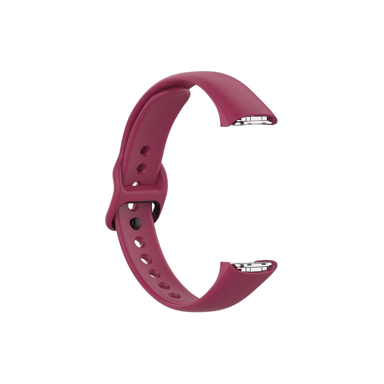 Smart Watch Band For Samsung Galaxy Fit SM-R370 Fitness Tracker 10 Types Wristband Accessories Sport Strap Smart Accessories: 05 wine red