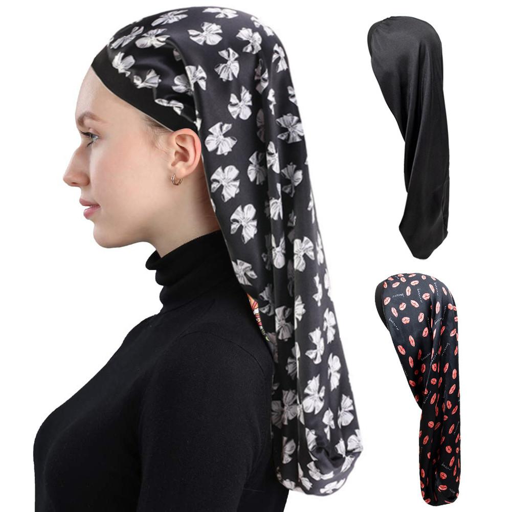 Long Hair Bonnet Sleep Cap Sleep Hats Wrap Night Cap Hair Care Bonnet Nightcap For Women Men Unisex Cap Bonne Hair Loose Cap