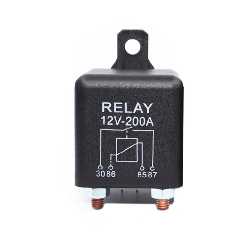 Relé de arranque de energía de emergencia de coche DC 12/24V 1,8/4,8 W 200A arranque/pieza continua Y98C