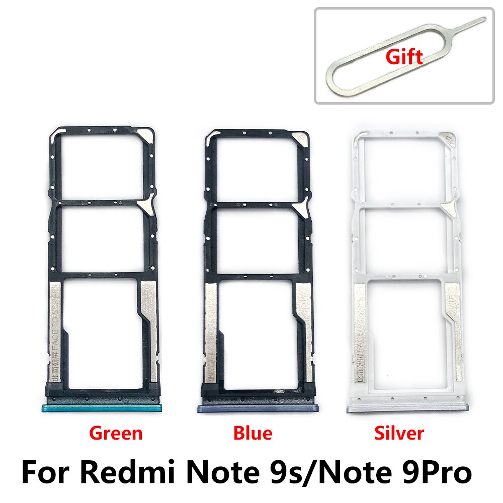 10 Stks/partij, Sim Reader Kaarthouder Op Board Connector Voor Xiaomi Redmi Note 9 Pro 9S Vervangende Onderdelen