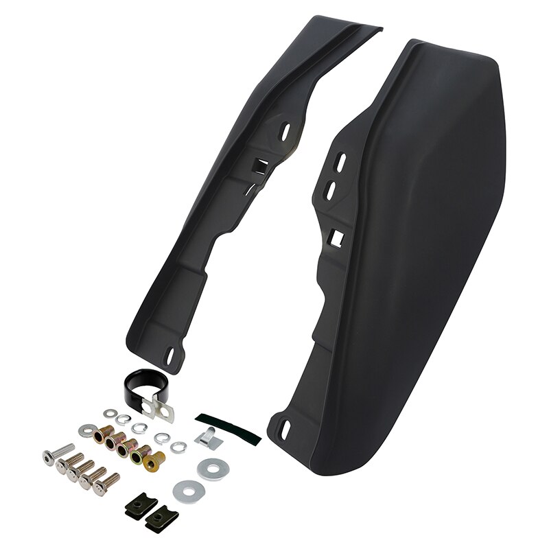 Motorcykel midterramme luftafbrydere til harley touring road king electra glide street glide: Mat sort