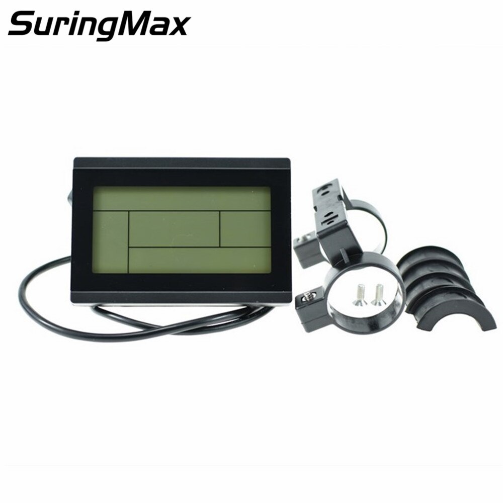 Display LCD Per Bici Elettrica NC-81F, Strumento Quadro Per Mountain Bike, SODIAL, Nero - Foto 1