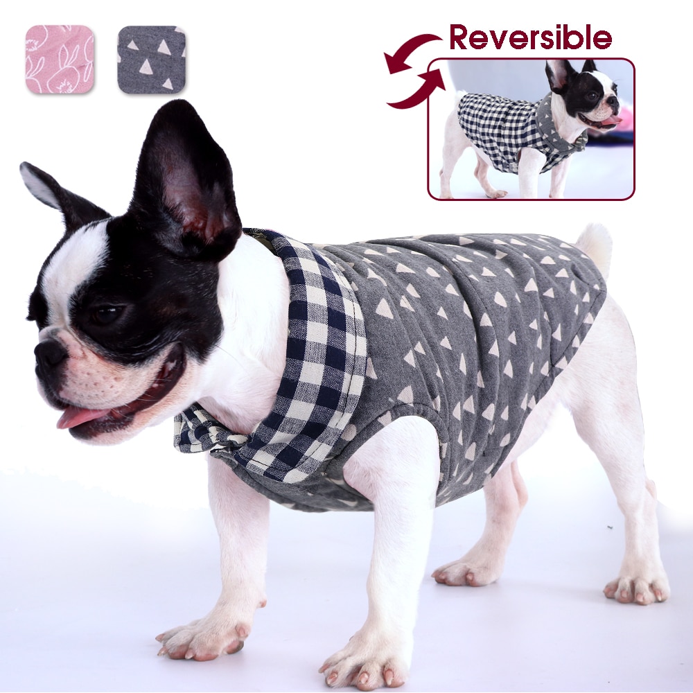 Print Franse Bulldog Kleding Kleine Hond Huisdier Kleding Product Roze Chihuahua Kleding Kostuum voor Kleine Honden Puppy Meisje Hond Jas