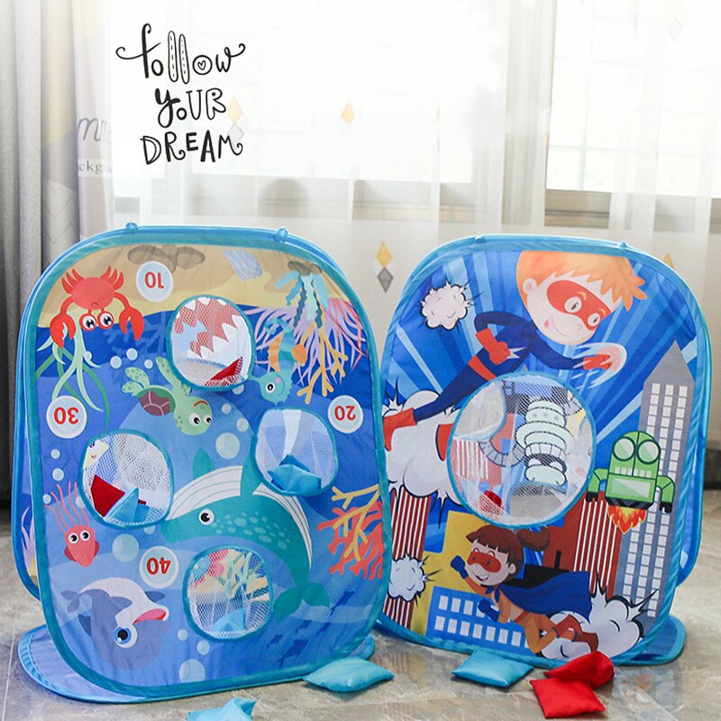 Draagbare Auto Bounce Zandzak Game Vlaggen Gooien Opknoping Outdoor & Indoor Zandzak Spel Gooien Spel Kids Verjaardagsfeestje