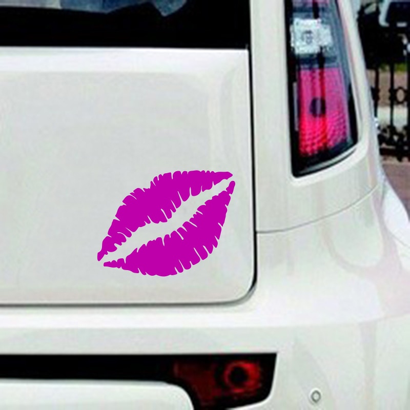HonC Kus Lip Sexy Meisje Lippenstift Auto muurstic... Grandado