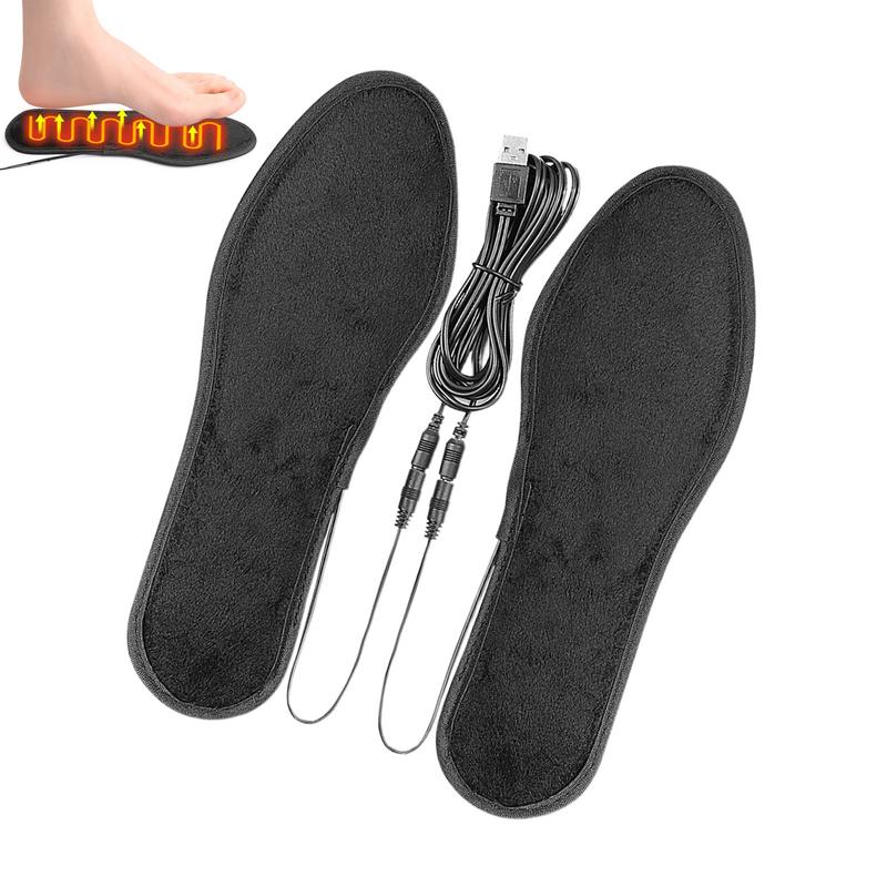 Winter Beheizte Einlegesohlen USB Heizung Einlegesohlen Cuttable Füße Wärmer Pads Thermische Schuh Socke Pad Outdoor Elektrische Fuß Erwärmung Pad