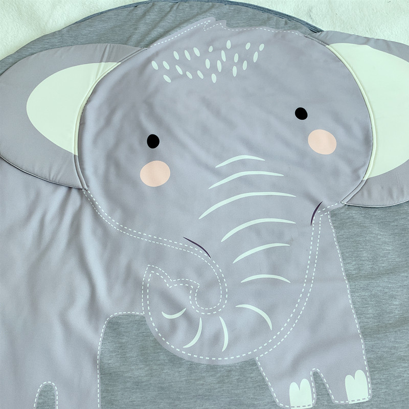 newborn baby bedding sheet elephant baby crib sheets cotton warm kids floor mat playing carpet room decoration tapete infantil