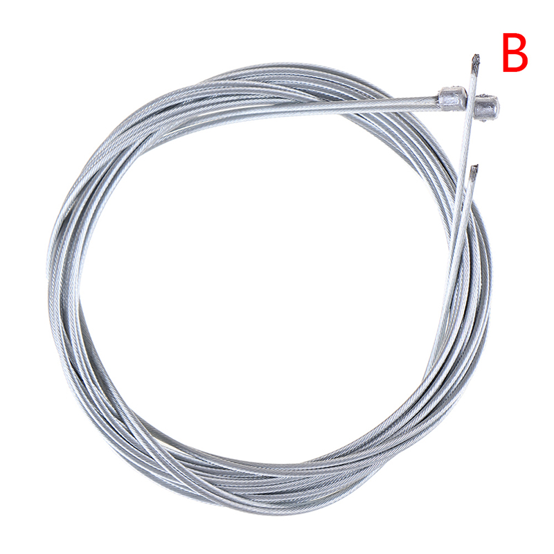 2 stk cykel gear kabel universal mtb landevejscykel cykel indre bremse kabel kerne wire bremse linje kabler tilbehør: B