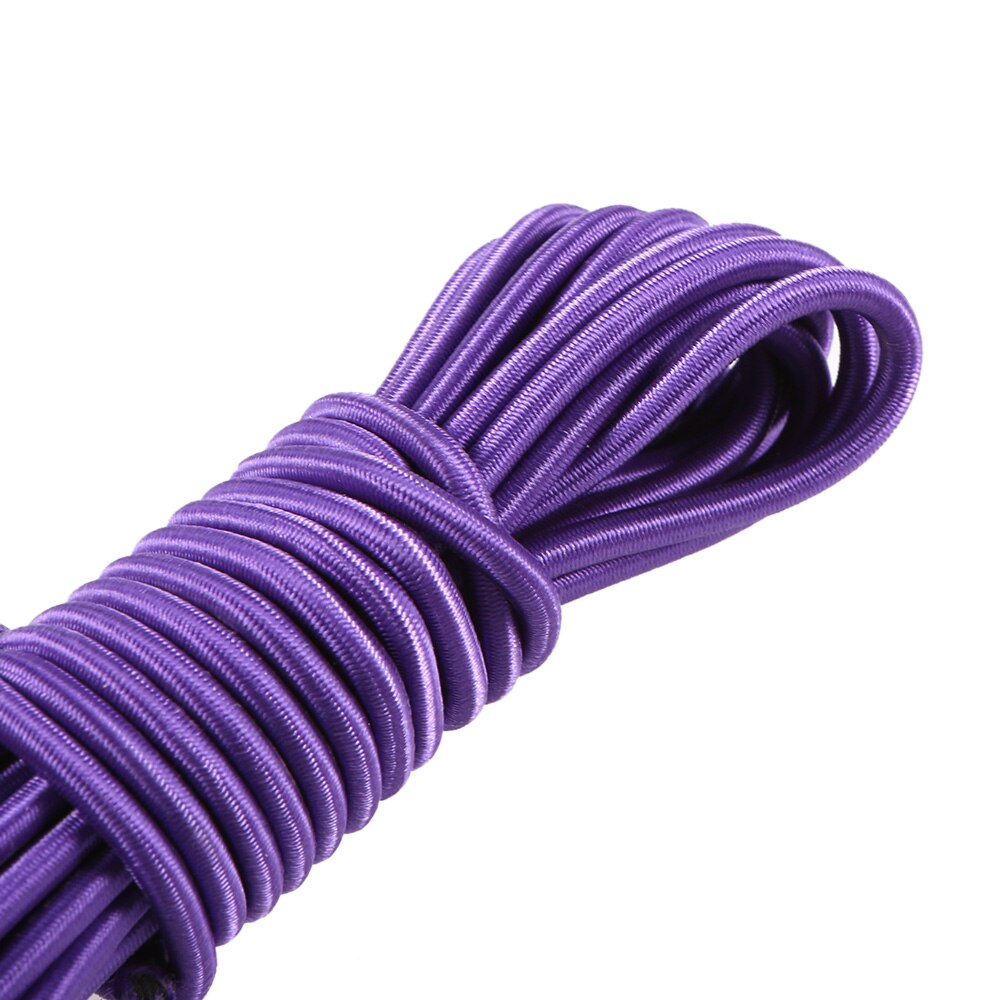 5 Meters 4mm / 5mm Kayak Boat Elastic Bungee Cord Rope Surfing And Boating: Purple  4mm