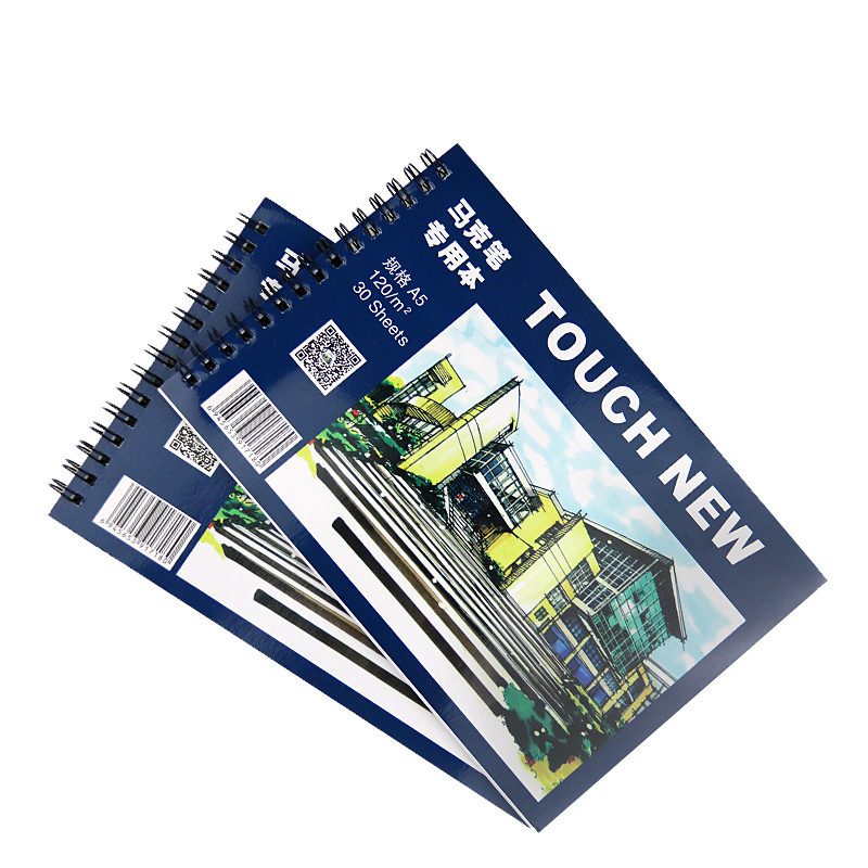 TOUCHNEW A5 Proffessional Sketch Painting Marker Paper For Drawing Marker Pen Book A5 Marker Pad 30 Sheets Artist Supplies