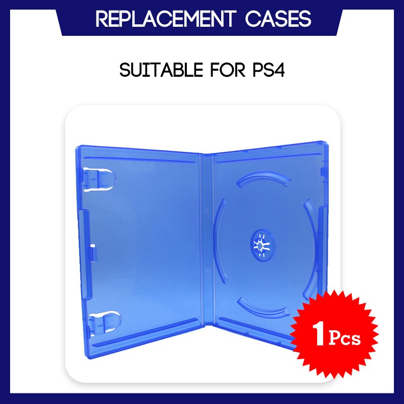 Vervanging Case Voor PS4 Game Disc Spare Blauw Game Blu Ray Box Enkele Cd: 1 Pc