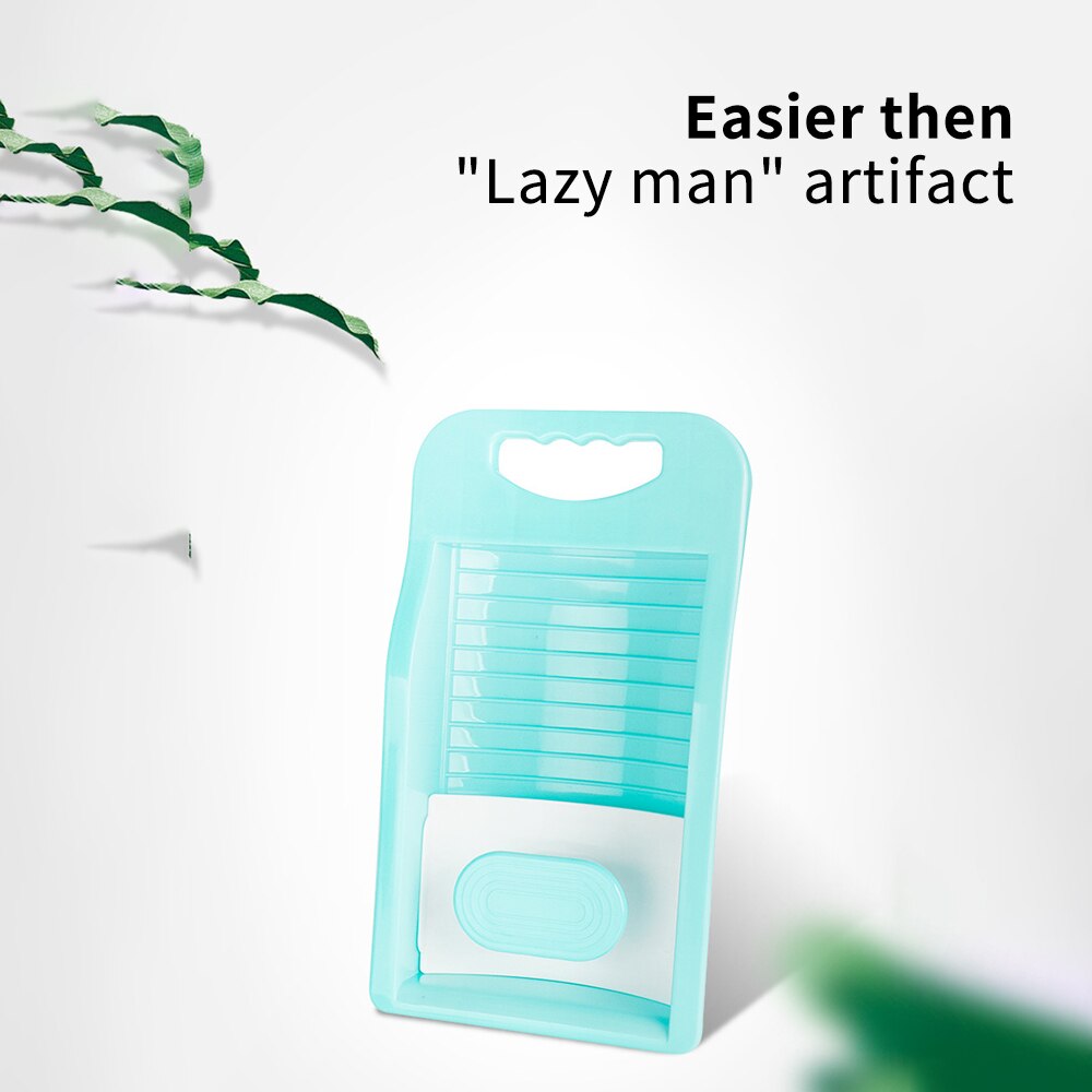 Plastic Washtub With Washboard Thick Laundry Basin Wash Baby Underwear Plastic Laundry Basin Clothe Cleaning Tool