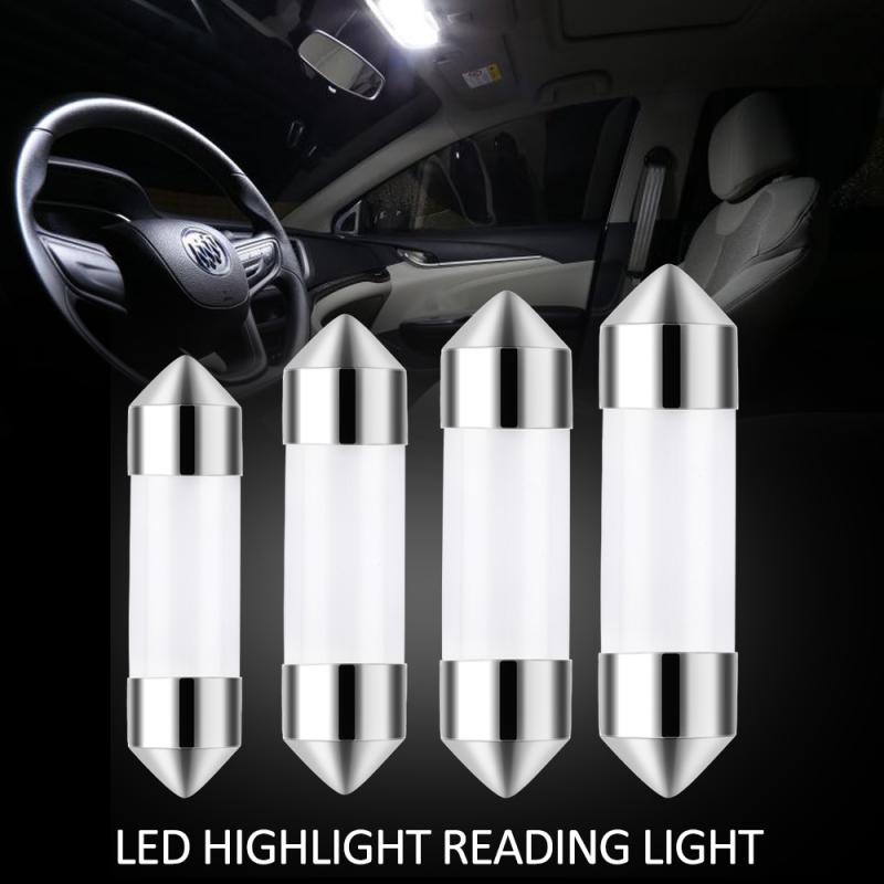 1 Pc C5W Cob Led Lamp Auto Led Lamp 41 Mm 39 Mm 36 Mm 31 Mm Auto Interieur Reading lichtbron Witte Kentekenplaat Light 12V
