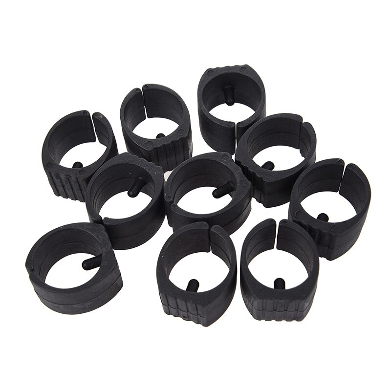 10 x almohadilla, sujetador en forma de U con tapa de 25mm, para pata de silla