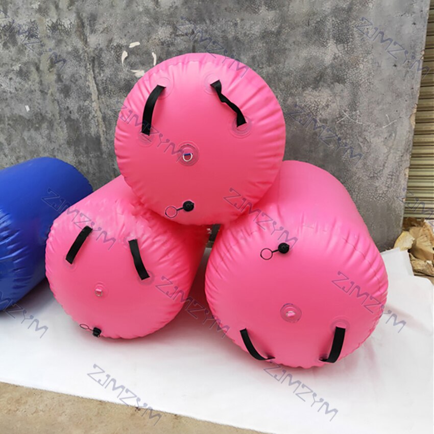100x85cm Inflatable Air Roll Portable Gymnastics Cylinder Training Sport Fitness Air Mat Roller Barrel Airtrack Yoga Exercise