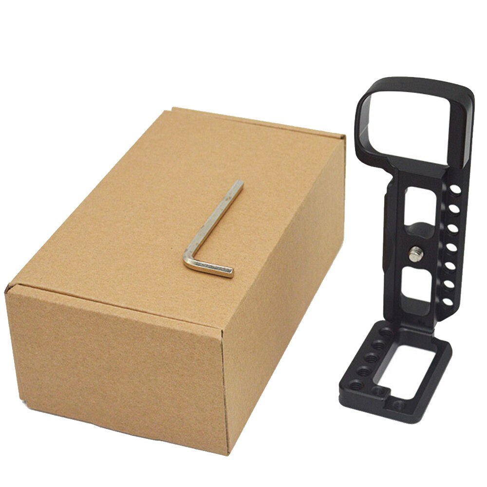 Jintu Metalen Quick Release Houder Plaat Verticale L Beugel Handgreep Met Shoe Voor Voor Sony Alpha A6400 ILCE-6400L 6400M