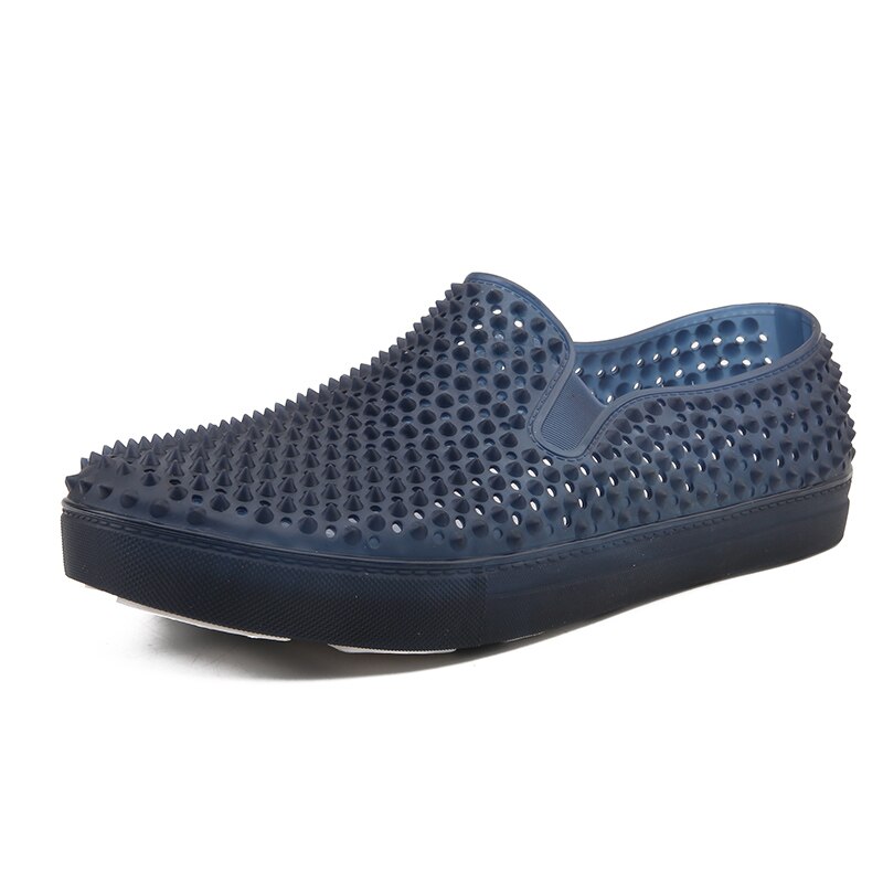 Sommer vand sko mænd sports sandaler skridsikre strand sko skabelse herre træsko zapatillas hombre udendørs upstream aqua sko: Blå / 9.5
