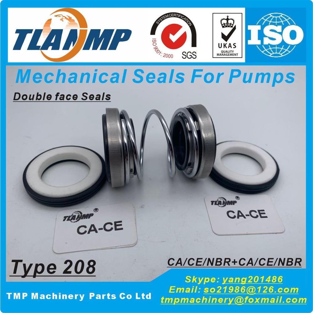 208-30 juntas mecánicas TLANMP de doble cara (Material: CA-CE-NBR, sic-sic-Vit, CE-CE-NBR) | Tamaño del eje 30mm, tamaño exterior 45mm