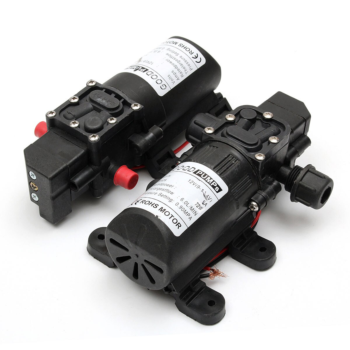 6A 72W 6L Druk Hoge Druk Membraanpomp Water Zelfaanzuigende Pomp Model Fl-3312 1 Membraanwaterpomp
