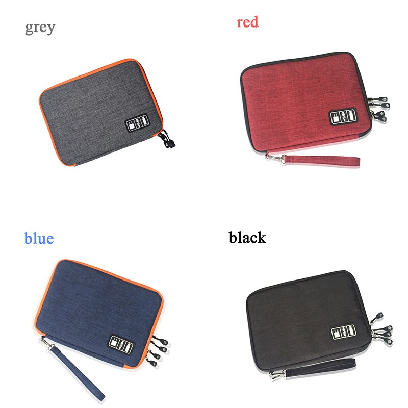 Yesello Digital Gadget Organizer Bag - Travel Case for iPad, Cables, Earphones, Pen, Power Bank - 28x20x5cm