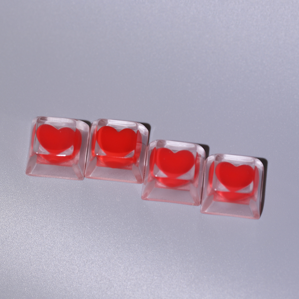 keycaps Voor mechanisch toetsenbord Game Backlit Keycap meisje schattig cadeau ESC Key Transparante cartoon persoonlijkheid Keycap Cherry MX Axis: Black